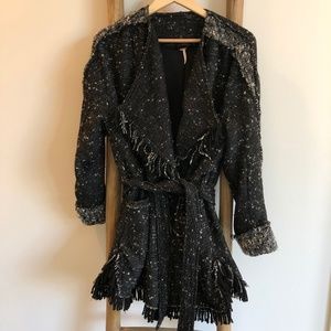 Free People Fringe Coat